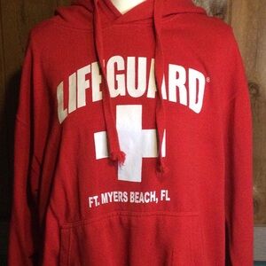 Red hoodie